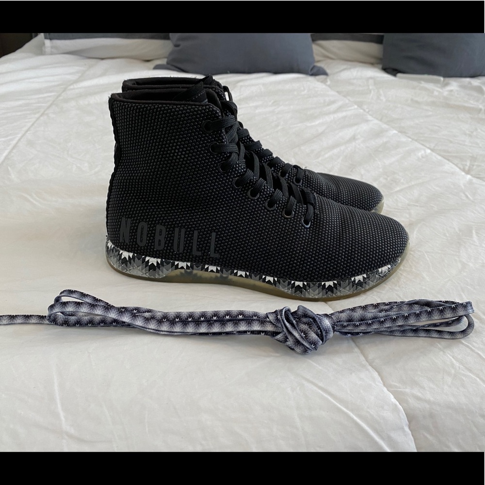 High top trainer Black Patchwork NoBull Project